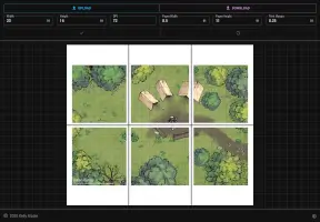 screenshot of project: mapSlicer